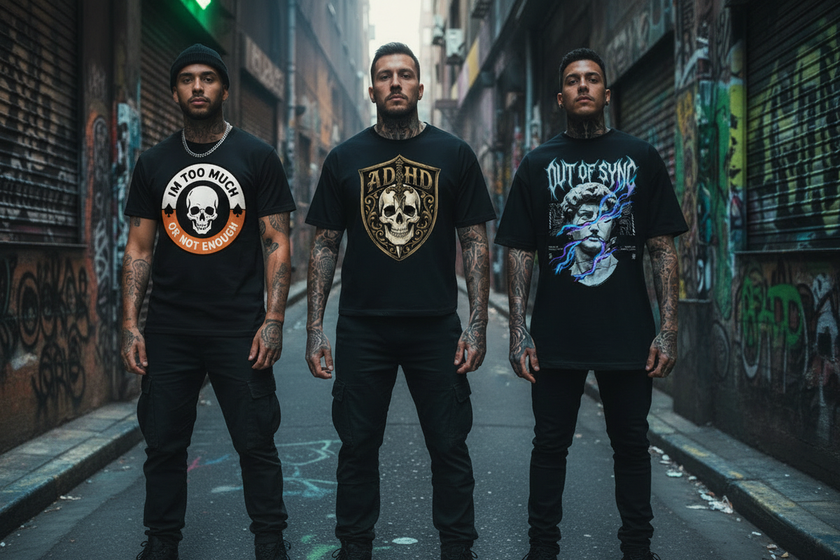 ADHDThreadz About Page - All Male Crew