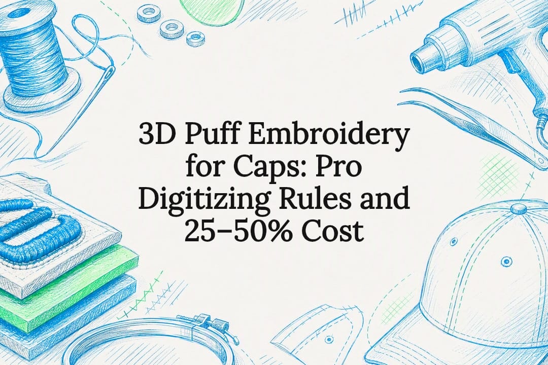 3D puff embroidery tools title card