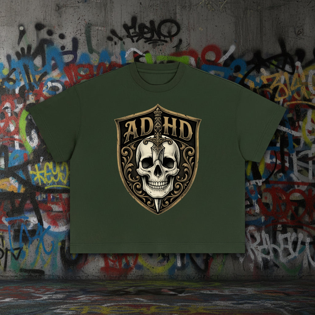 Daggerface 2 Boxy Graphic Tee | ADHDThreadz