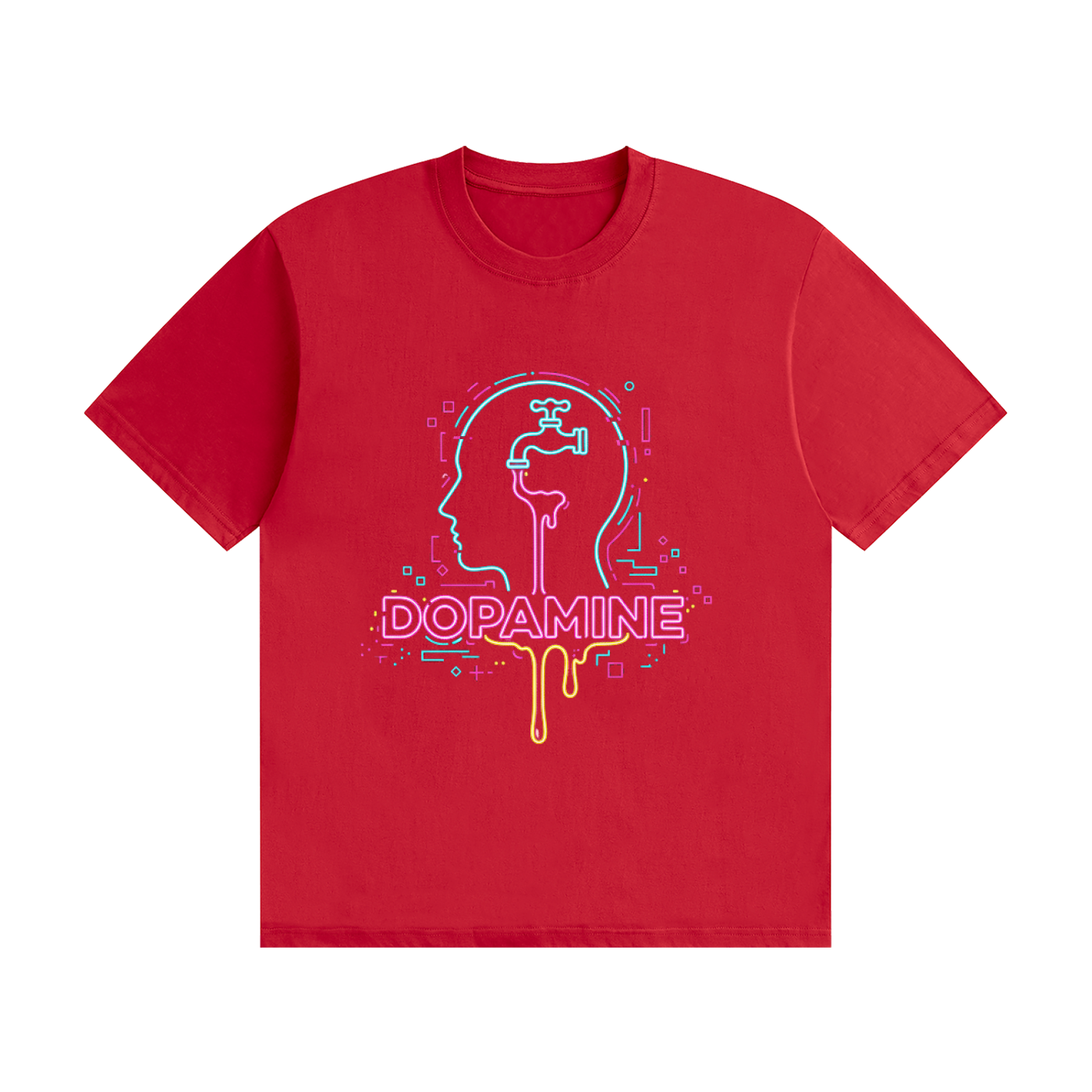 Dopamine Drip ADHD - Unisex Seamless Cotton T-Shirt