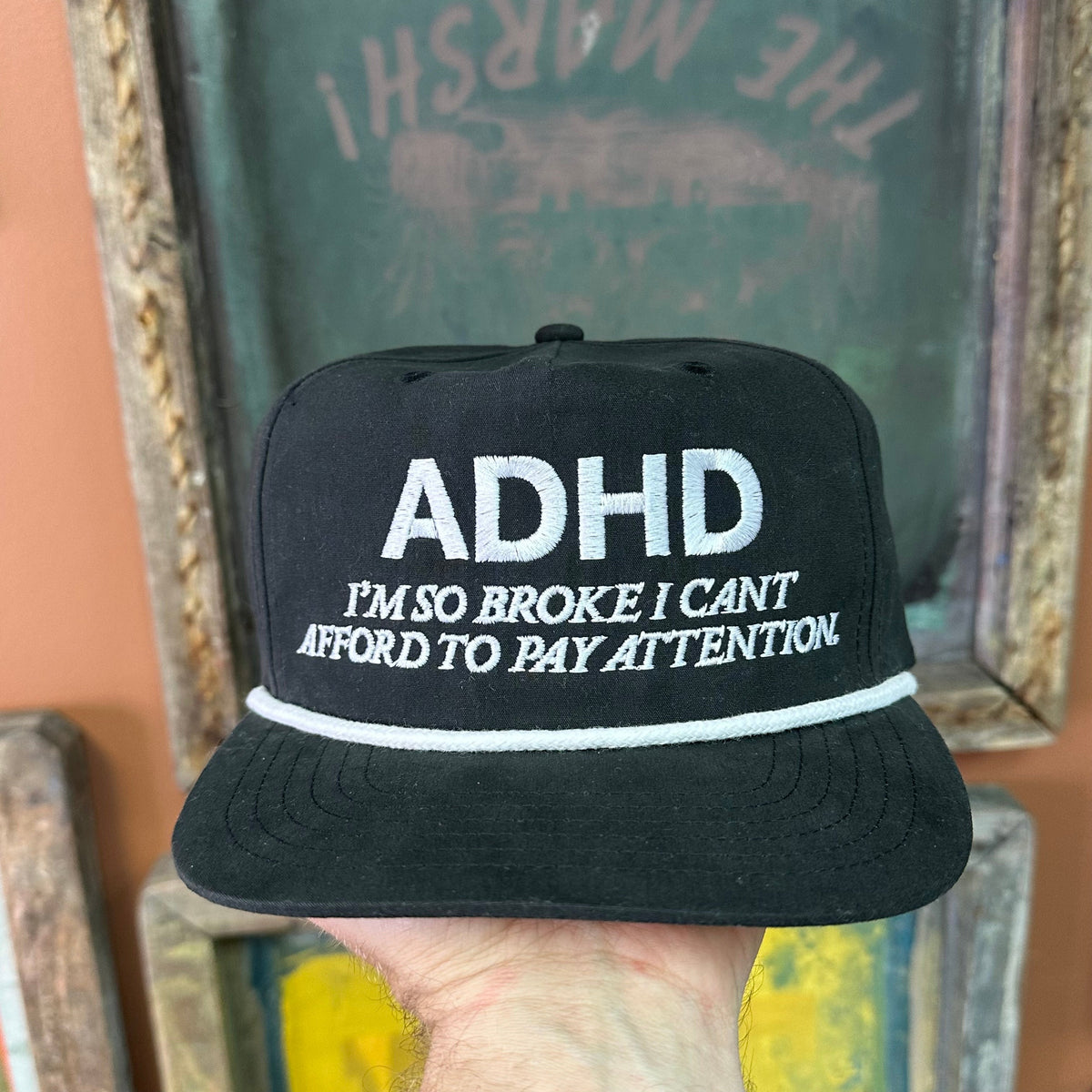 ADHD I'm So Broke Embroidered Cap | ADHDThreadz