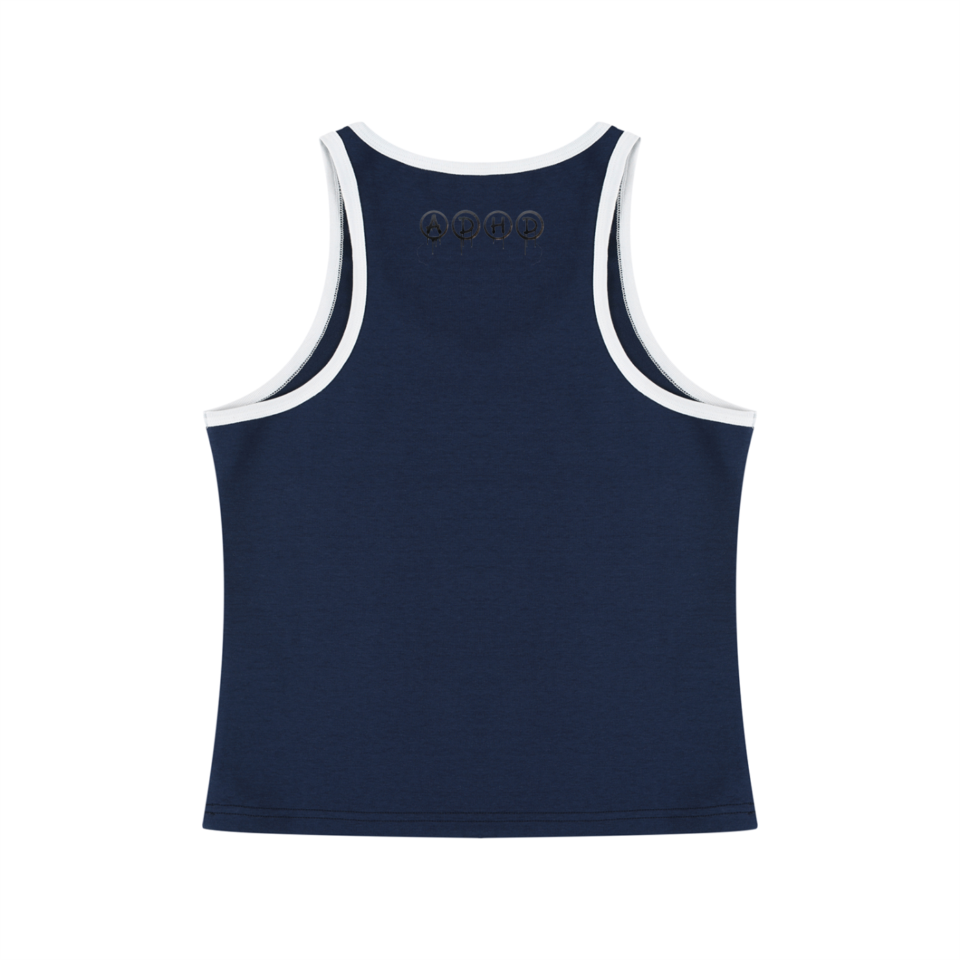 Women's Color Block Cropped Tank Top