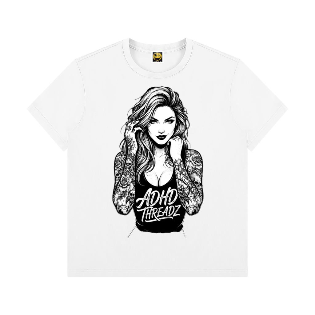 ADHDThreadz Easily Distracted Unisex Regular Fit Crewneck T-Shirt