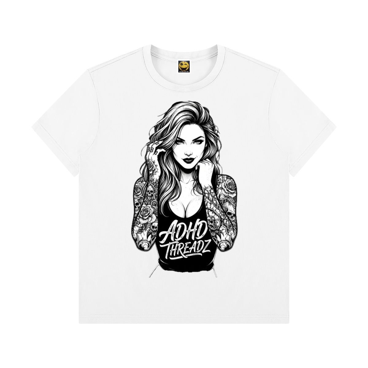ADHDThreadz Easily Distracted Unisex Regular Fit Crewneck T-Shirt
