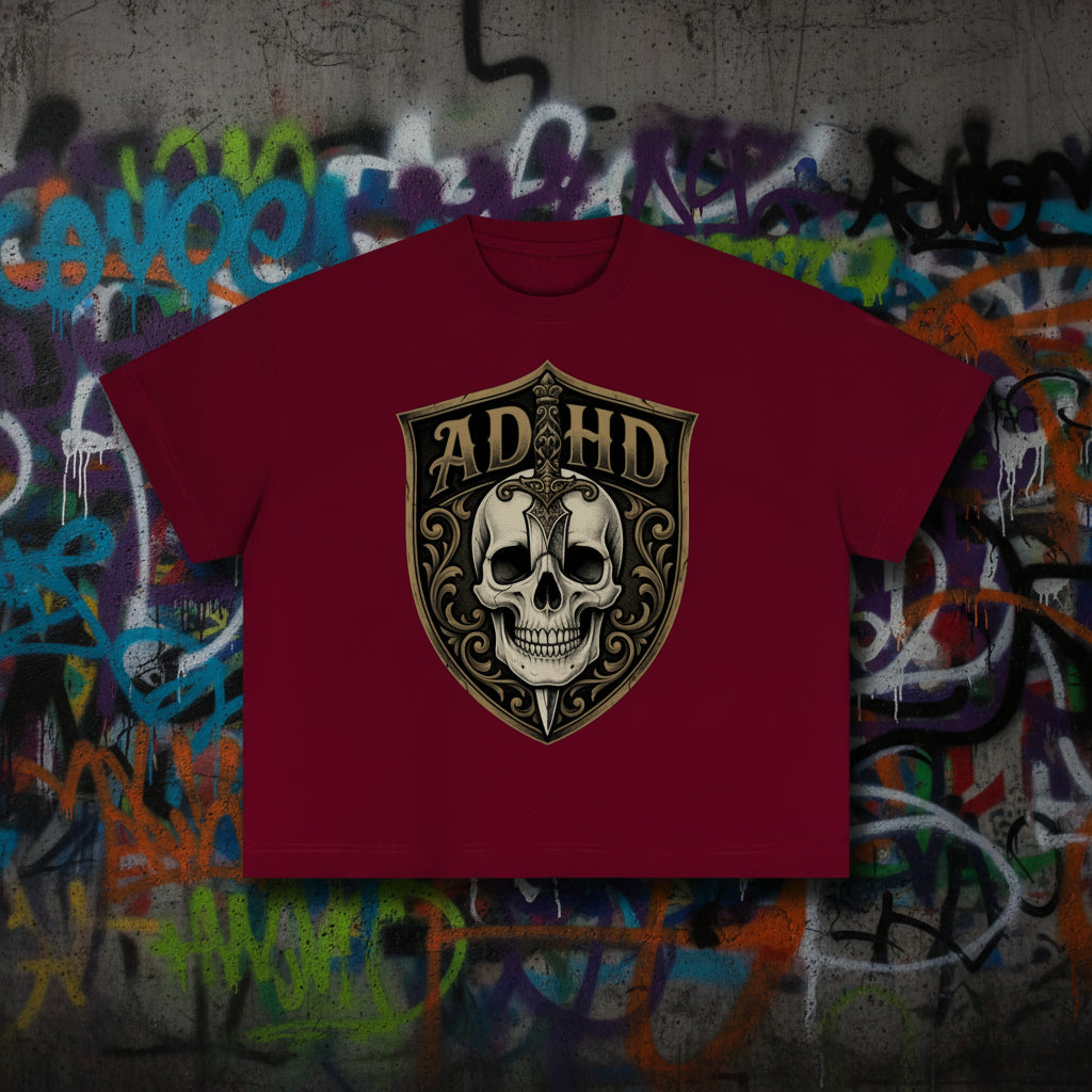 Daggerface 2 Boxy Graphic Tee | ADHDThreadz