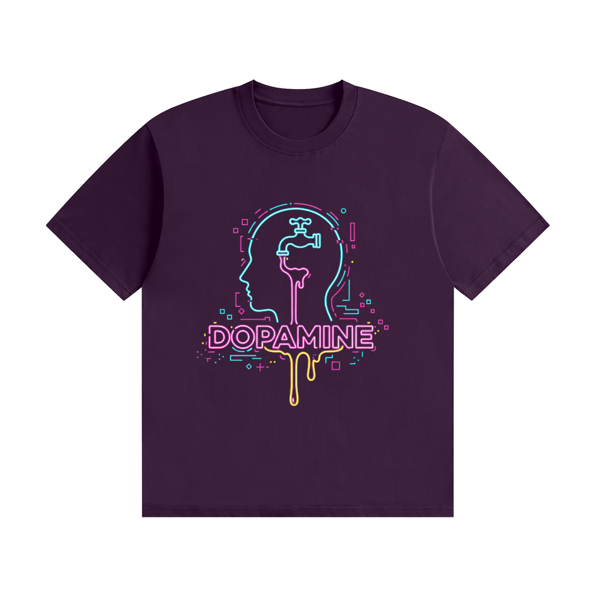 Dopamine Drip ADHD - Unisex Seamless Cotton T-Shirt