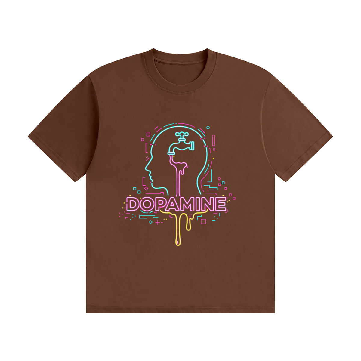 Dopamine Drip ADHD - Unisex Seamless Cotton T-Shirt