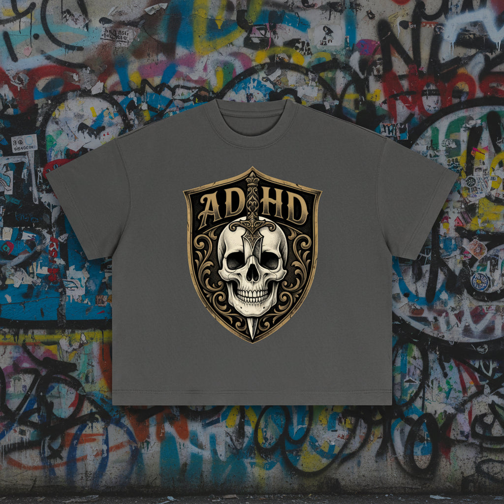 Daggerface 2 Boxy Graphic Tee | ADHDThreadz