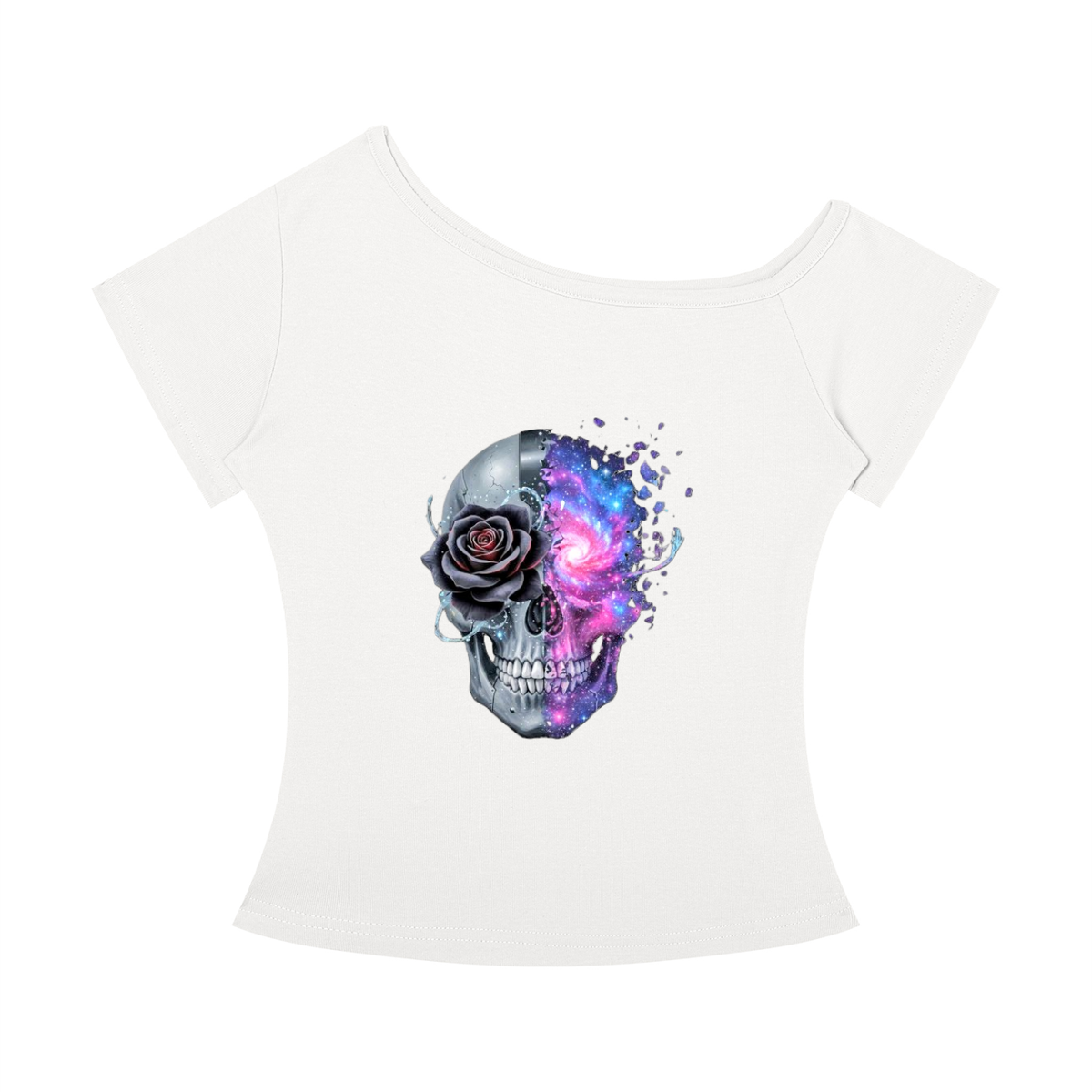 Beautiful Mind ADHD - Women’s Off-the-Shoulder T-Shirt