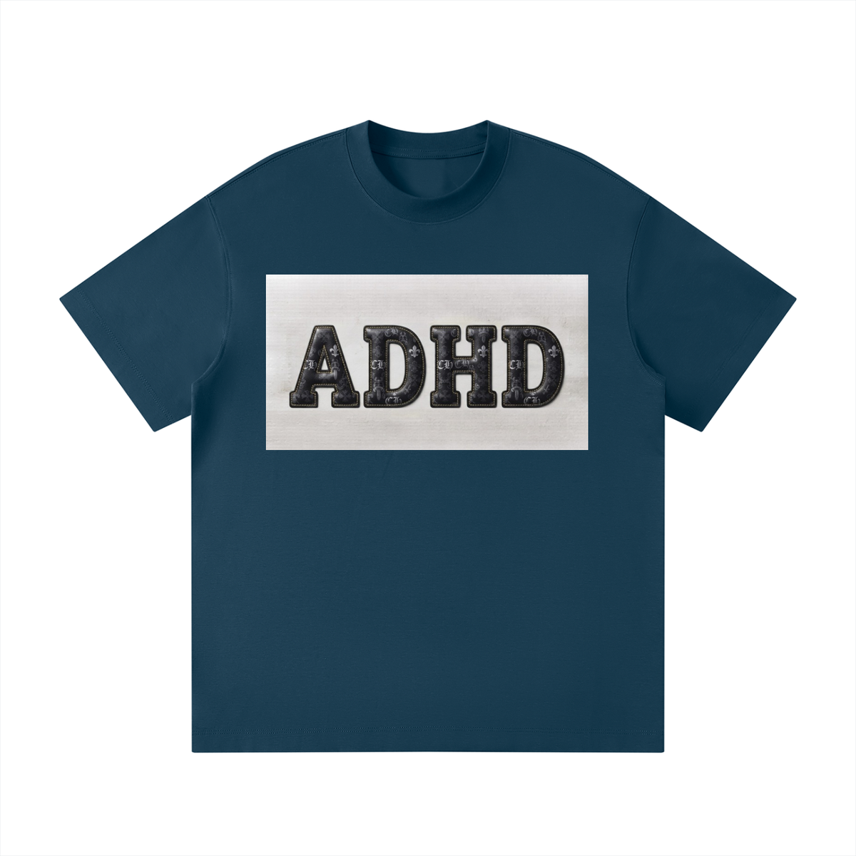 ADHD Fashion Print - Unisex Loose Fit Crewneck T-Shirt