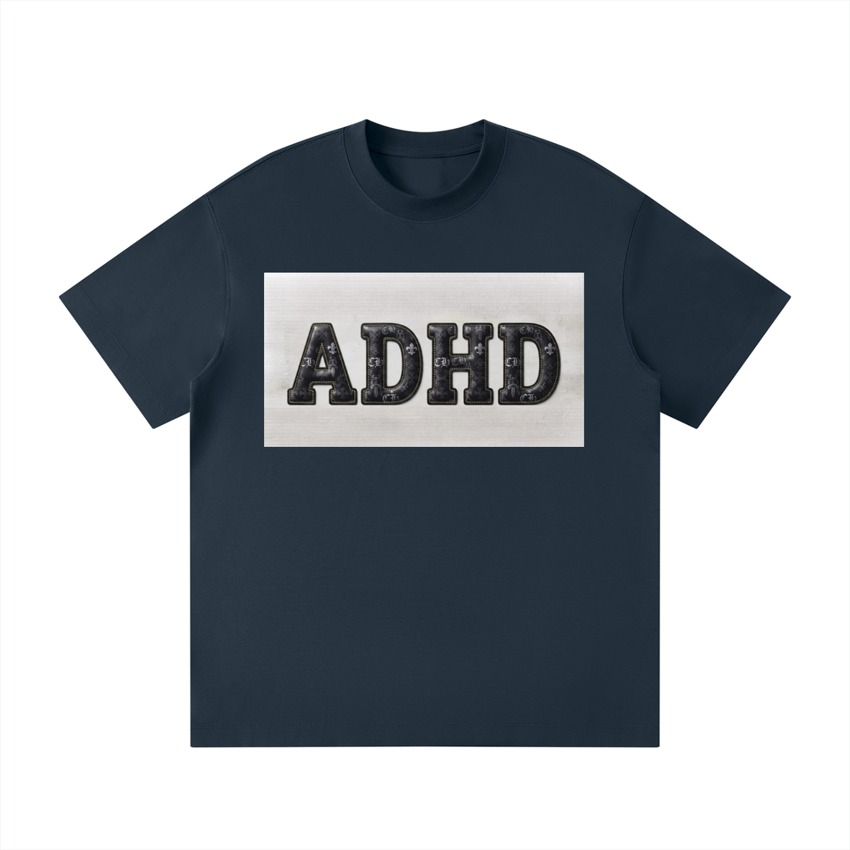 ADHD Fashion Print - Unisex Loose Fit Crewneck T-Shirt