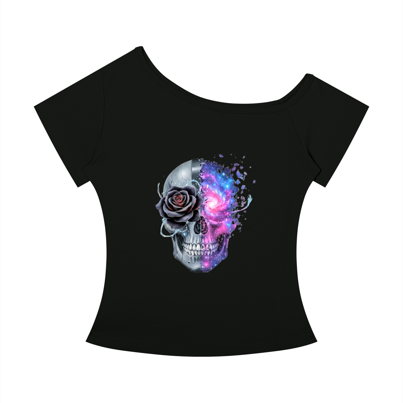 Beautiful Mind ADHD - Women’s Off-the-Shoulder T-Shirt