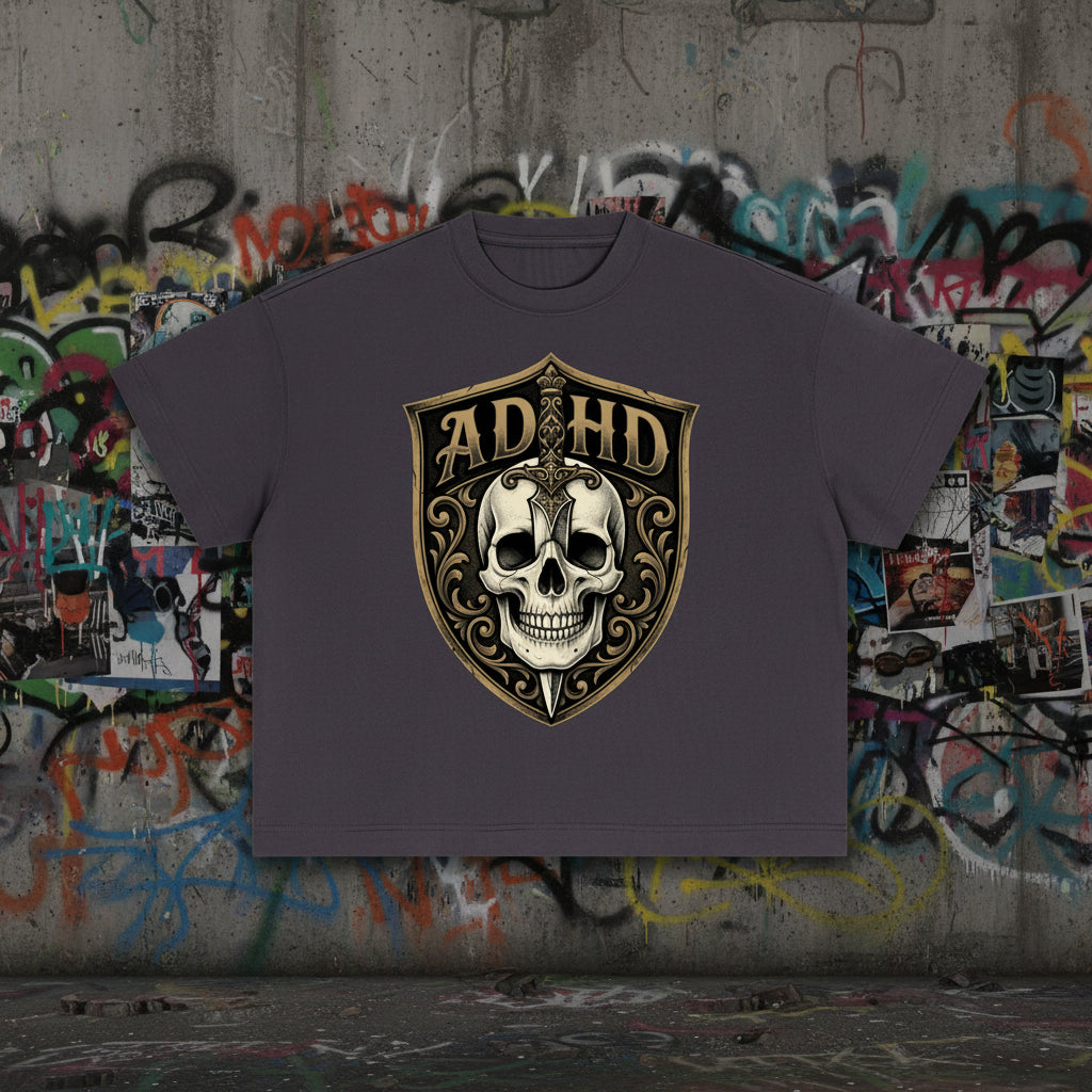 Daggerface 2 Boxy Graphic Tee | ADHDThreadz