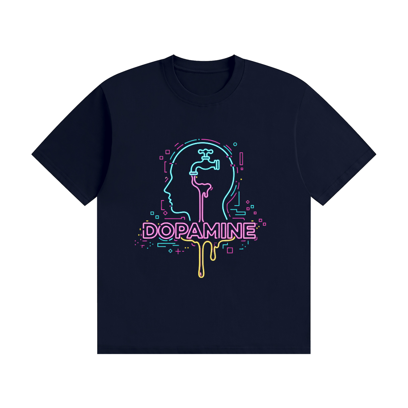 Dopamine Drip ADHD - Unisex Seamless Cotton T-Shirt