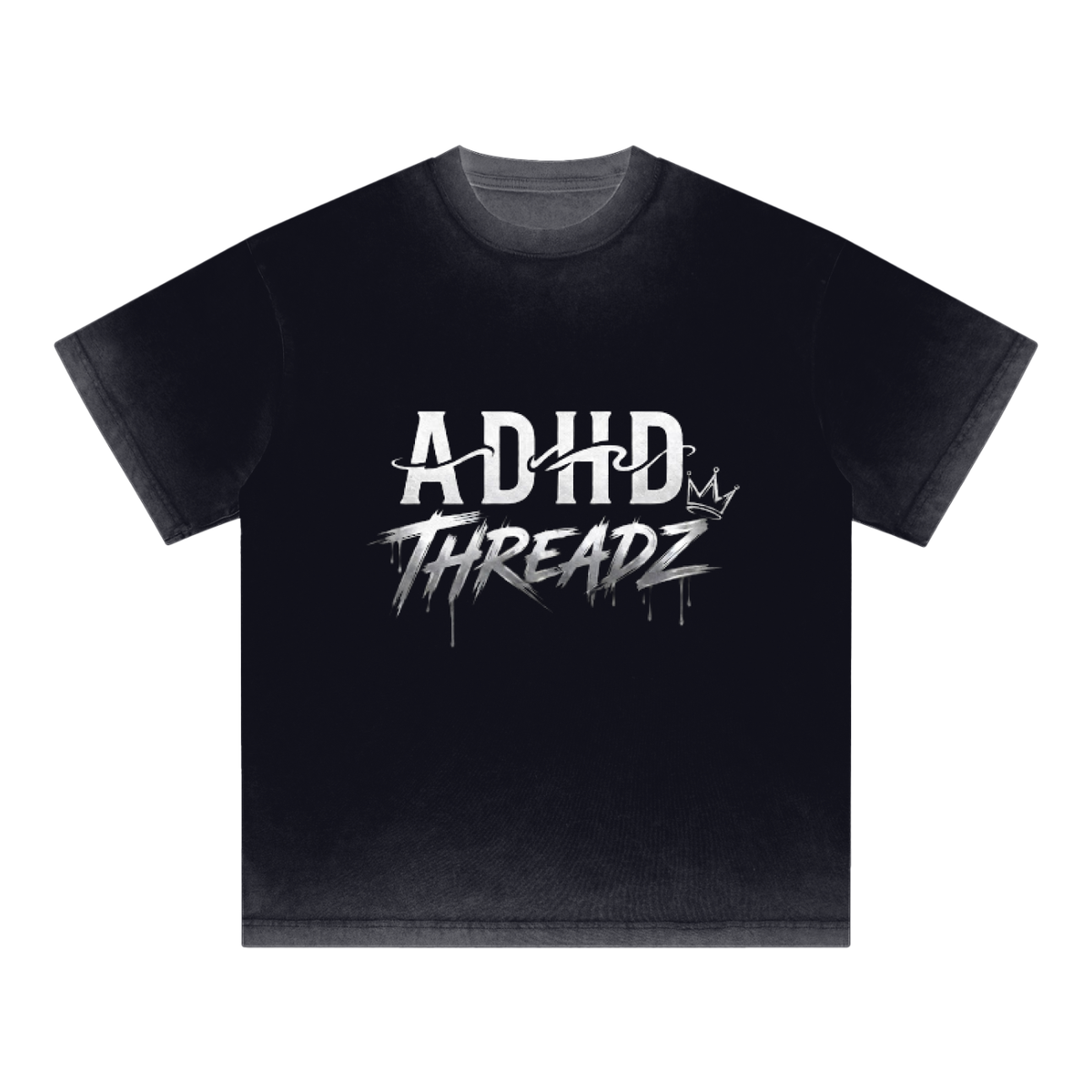 ADHD Threadz I Forgot - Reverse Dyed Loose Cotton T-Shirt