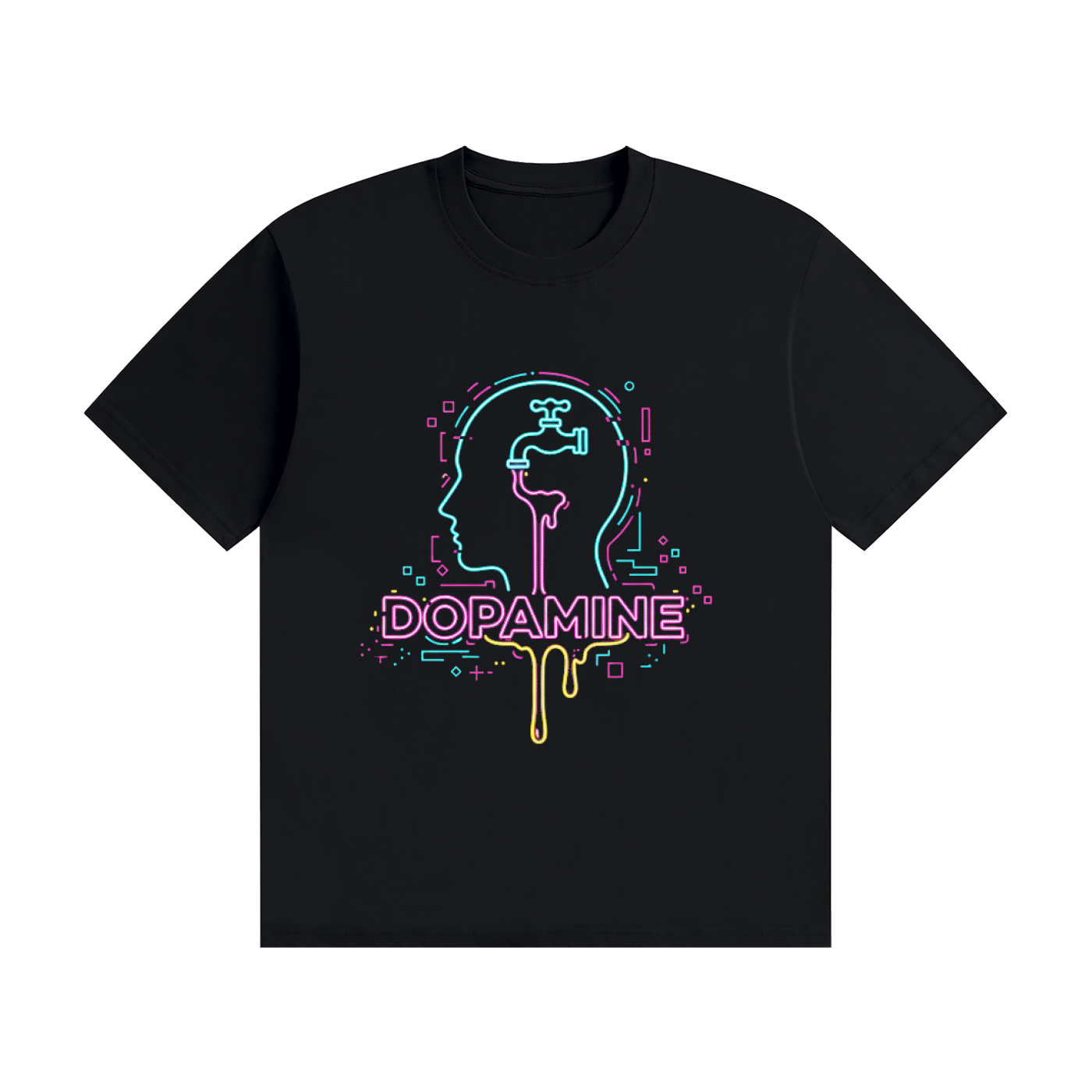 Dopamine Drip ADHD - Unisex Seamless Cotton T-Shirt