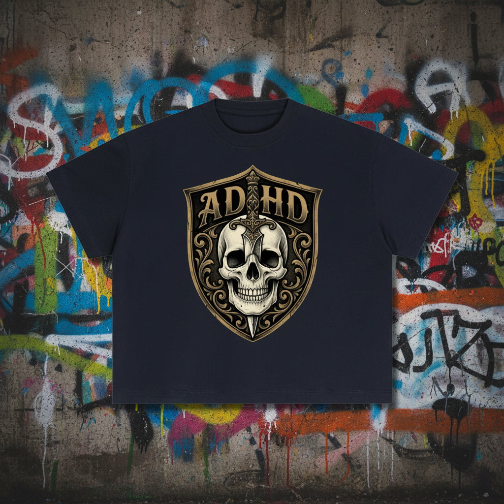 Daggerface 2 Boxy Graphic Tee | ADHDThreadz
