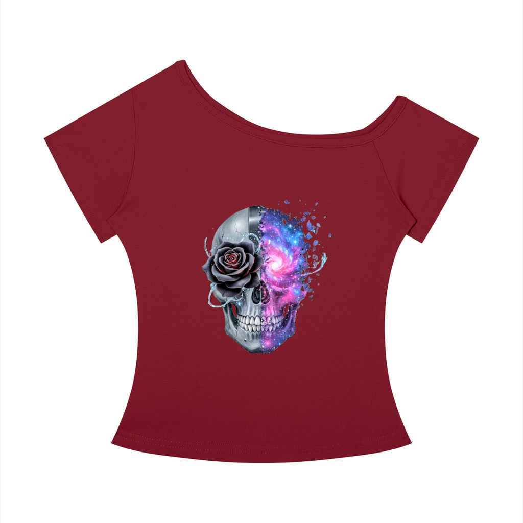 Beautiful Mind ADHD - Women’s Off-the-Shoulder T-Shirt