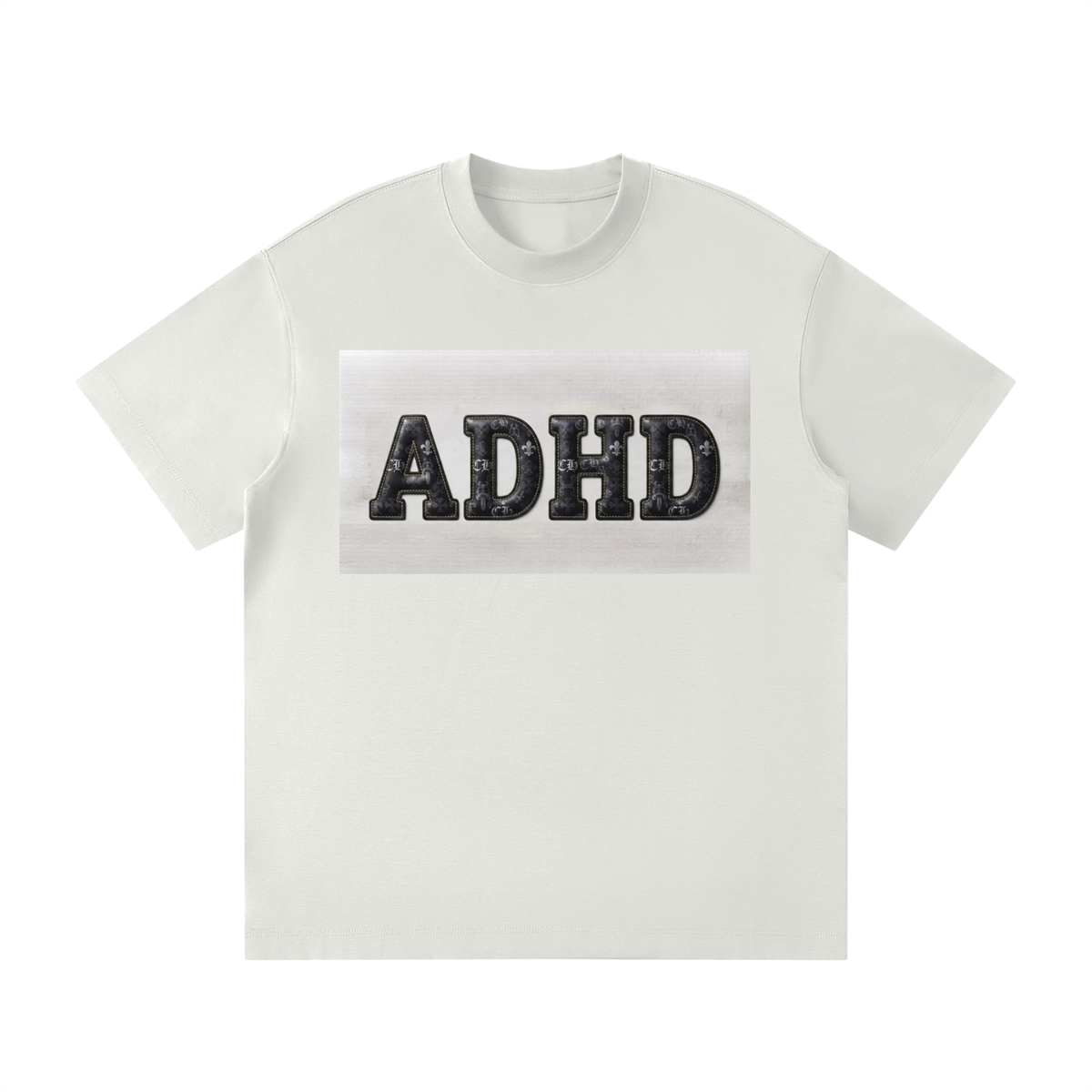 ADHD Fashion Print - Unisex Loose Fit Crewneck T-Shirt