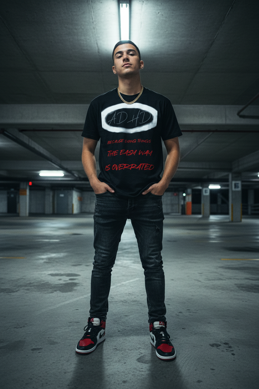 ADHD Overrated - Male Model