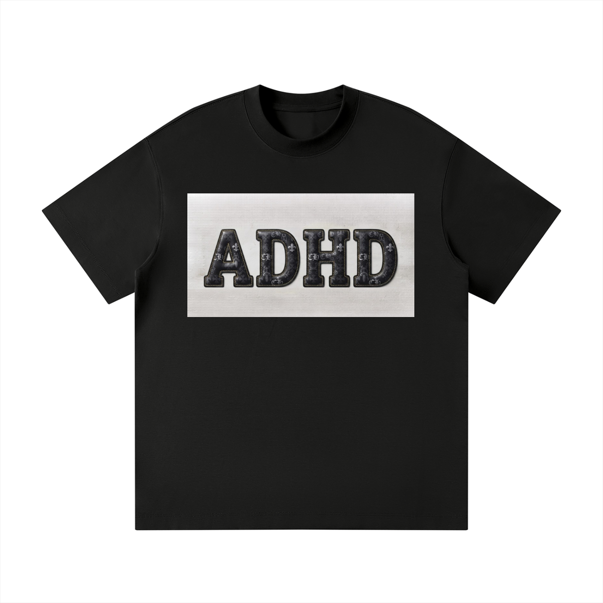 ADHD Fashion Print - Unisex Loose Fit Crewneck T-Shirt