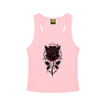 ADHD Threadz Bleeding Rose Women’s Ruched Tank Top
