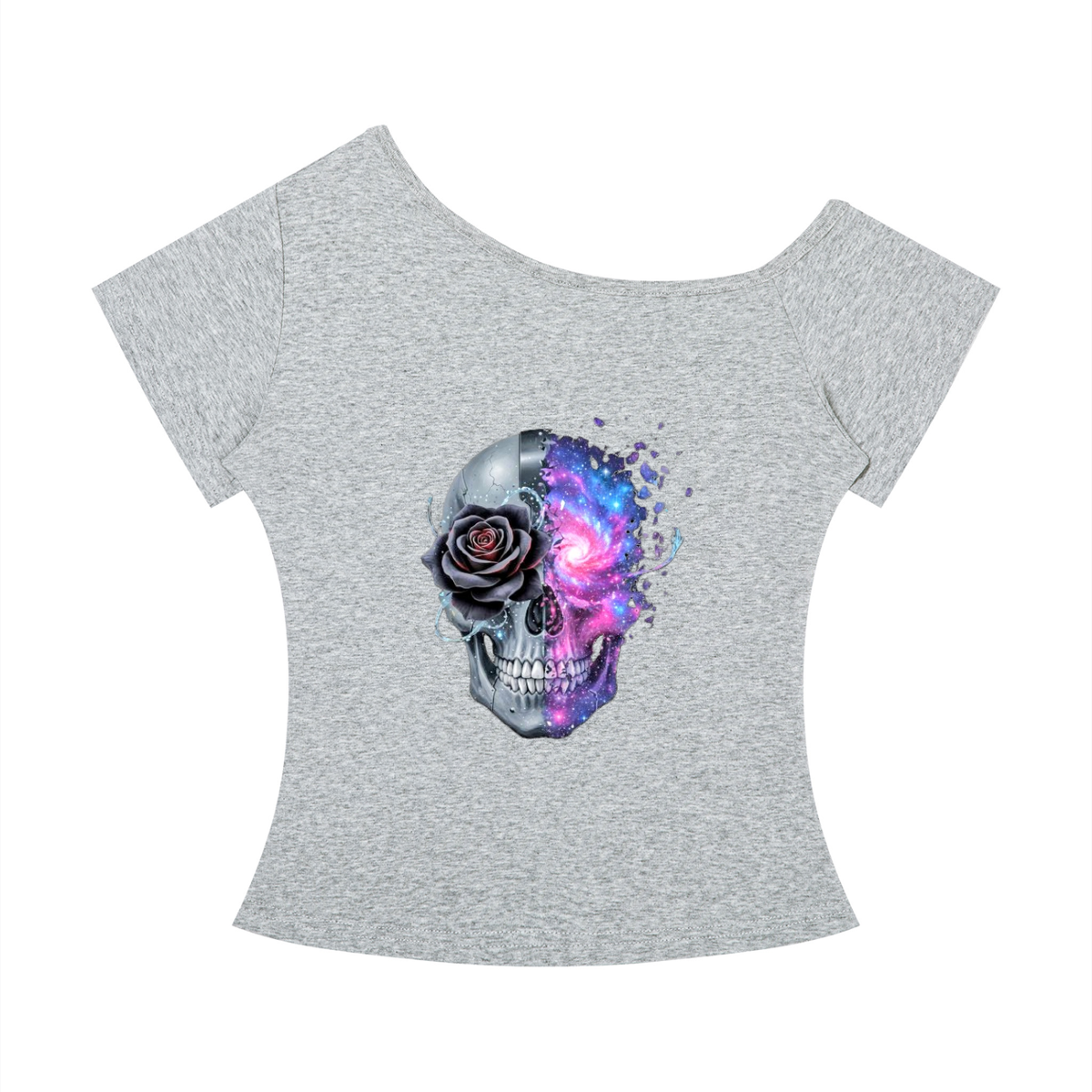 Beautiful Mind ADHD - Women’s Off-the-Shoulder T-Shirt