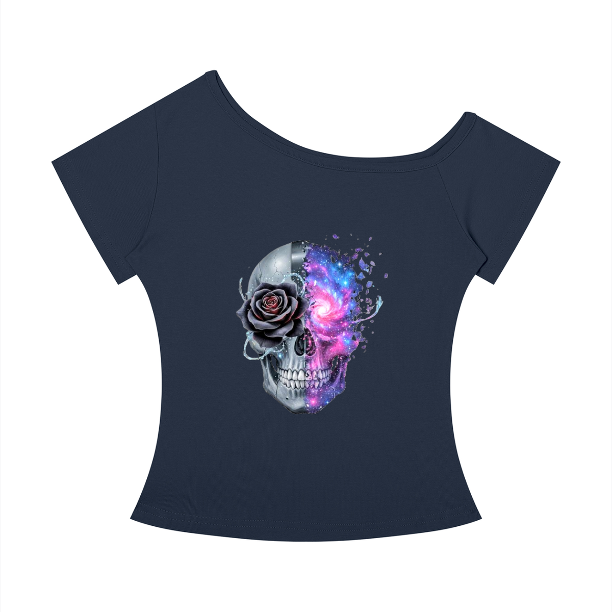 Beautiful Mind ADHD - Women’s Off-the-Shoulder T-Shirt