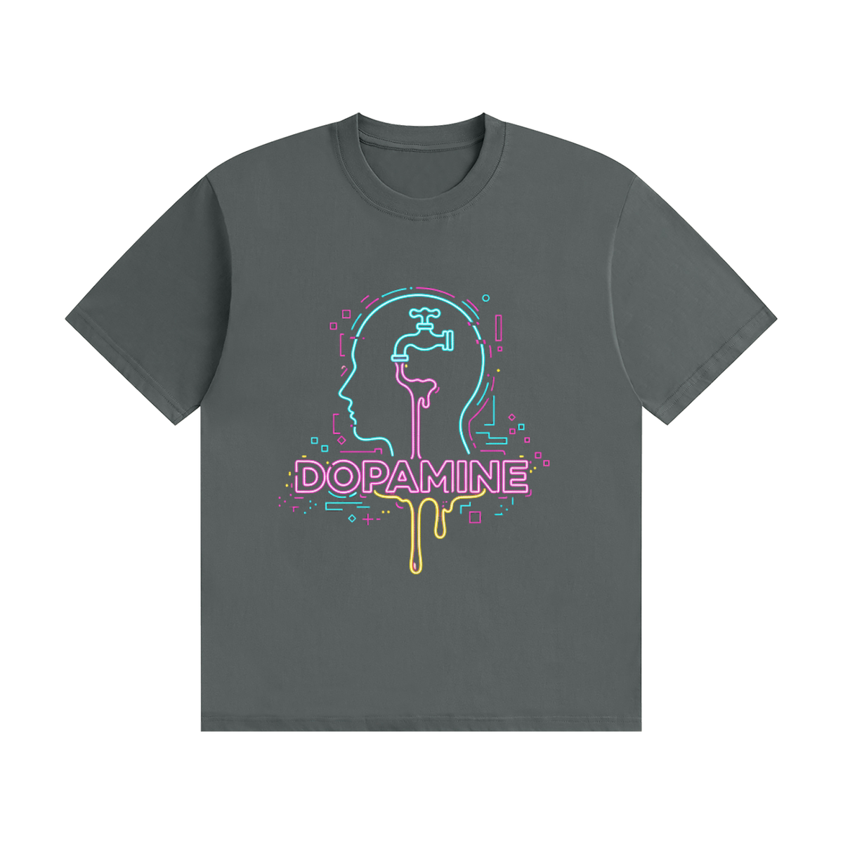 Dopamine Drip ADHD - Unisex Seamless Cotton T-Shirt