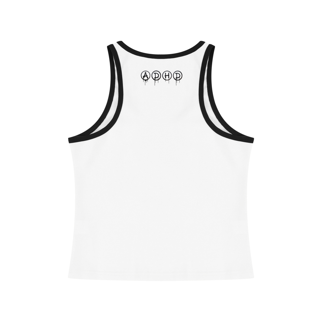 Women's Color Block Cropped Tank Top