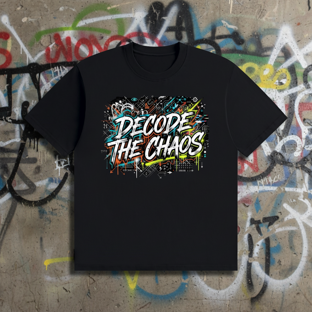 Decode The Chaos front graffiti bg
