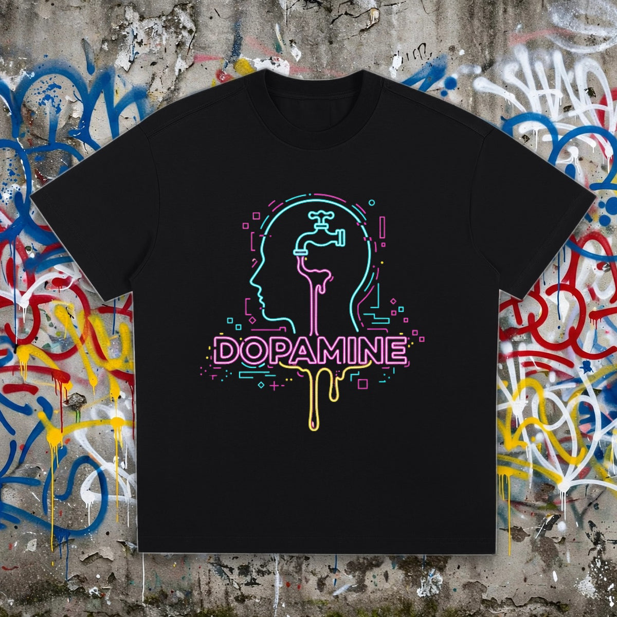 Dopamine Drip ADHD T-Shirt – Neurodivergent Streetwear