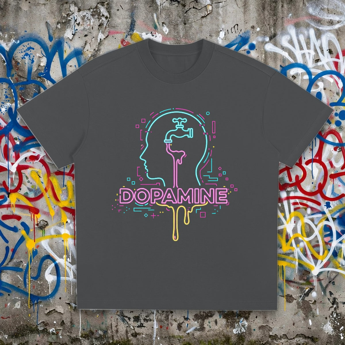 Dopamine Drip ADHD T-Shirt – Neurodivergent Streetwear