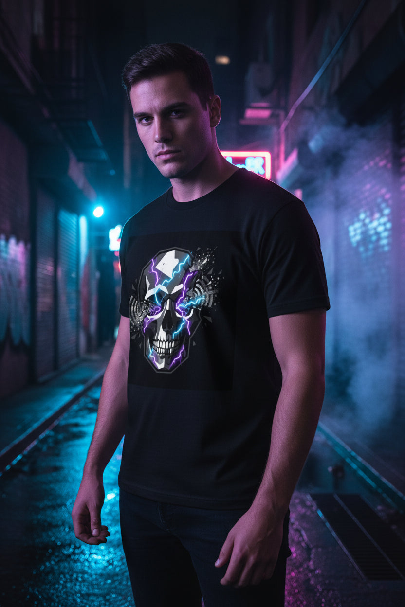 Skull,Adhd,Shirt,Graphic,Tee,Funny,Fun,Neurodivergent