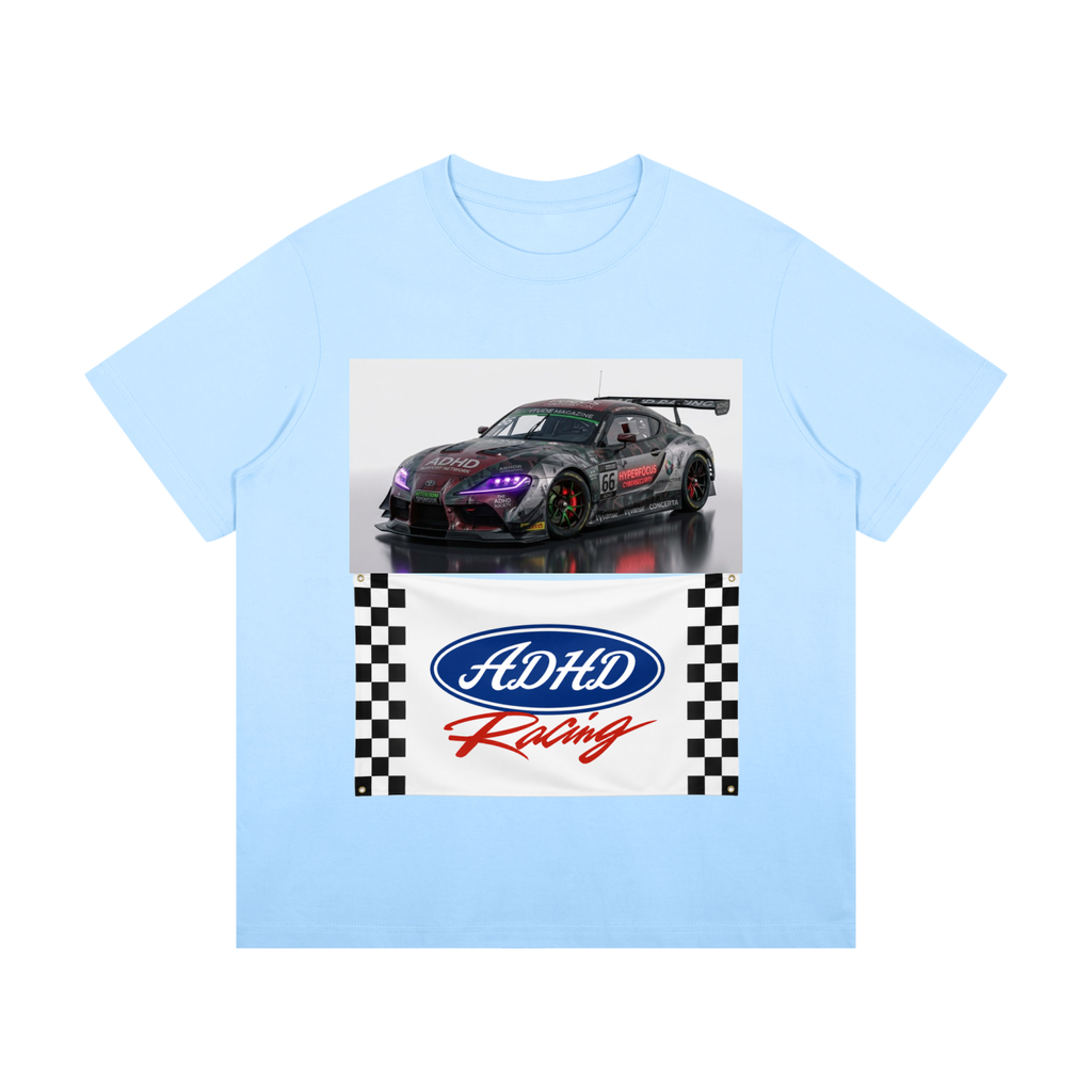 ADHD Racing - Unisex Mid-Weight Cotton T-Shirt