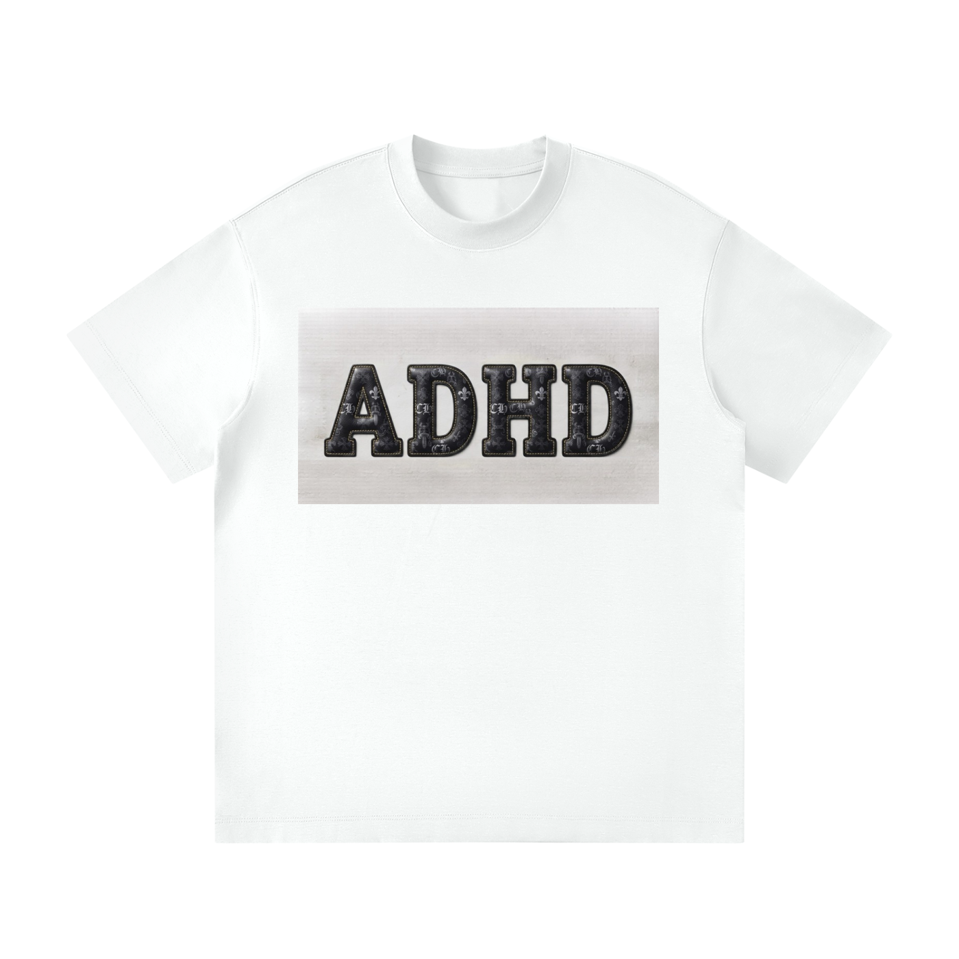 ADHD Fashion Print - Unisex Loose Fit Crewneck T-Shirt