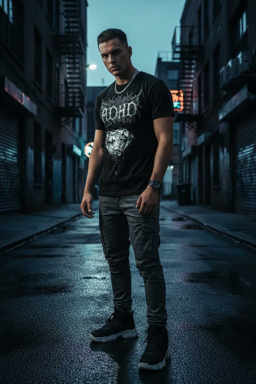 Heavy Thoughts - Male Model No Gloves