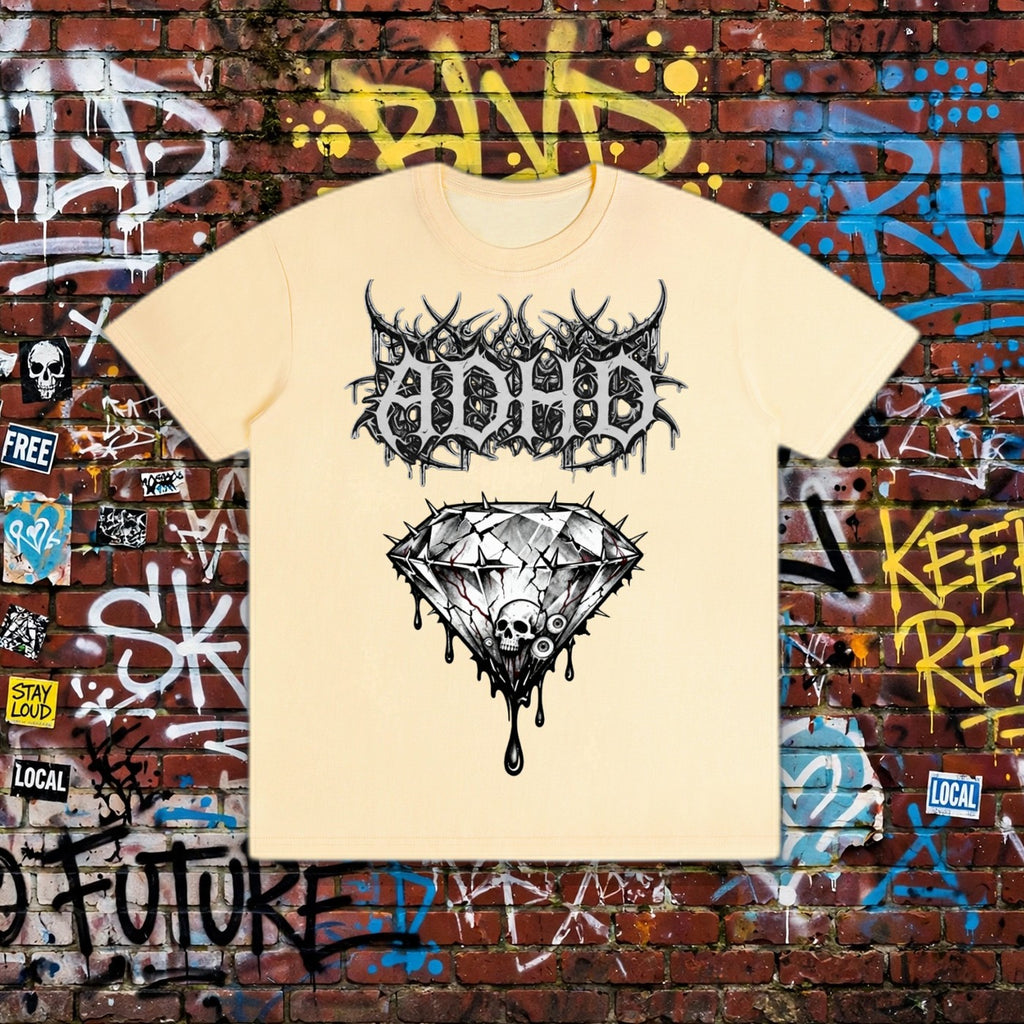 ADHD Heavy Thoughts T-Shirt – Neurodivergent Streetwear