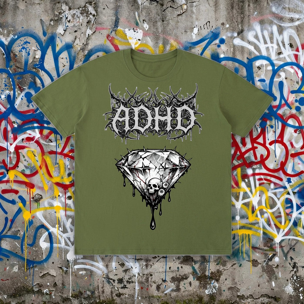 ADHD Heavy Thoughts T-Shirt – Neurodivergent Streetwear