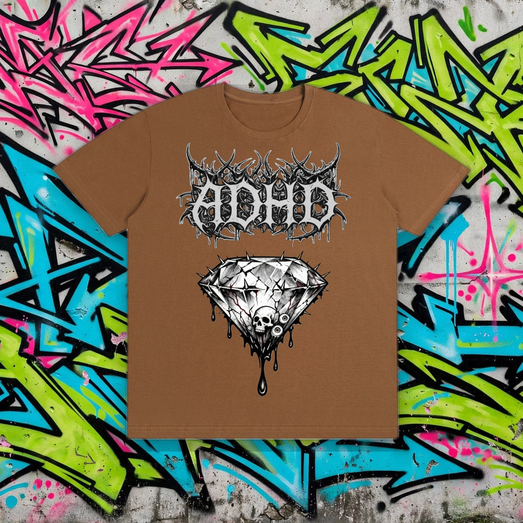 ADHD Heavy Thoughts T-Shirt – Neurodivergent Streetwear