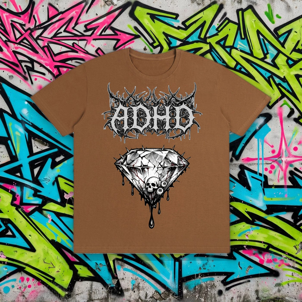 ADHD Heavy Thoughts T-Shirt – Neurodivergent Streetwear