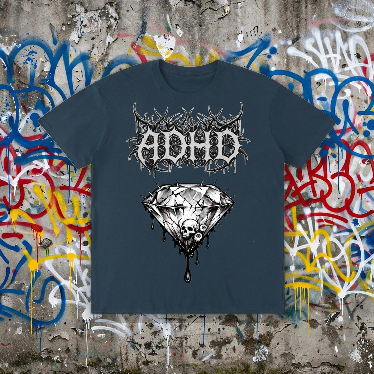 ADHD Heavy Thoughts T-Shirt – Neurodivergent Streetwear