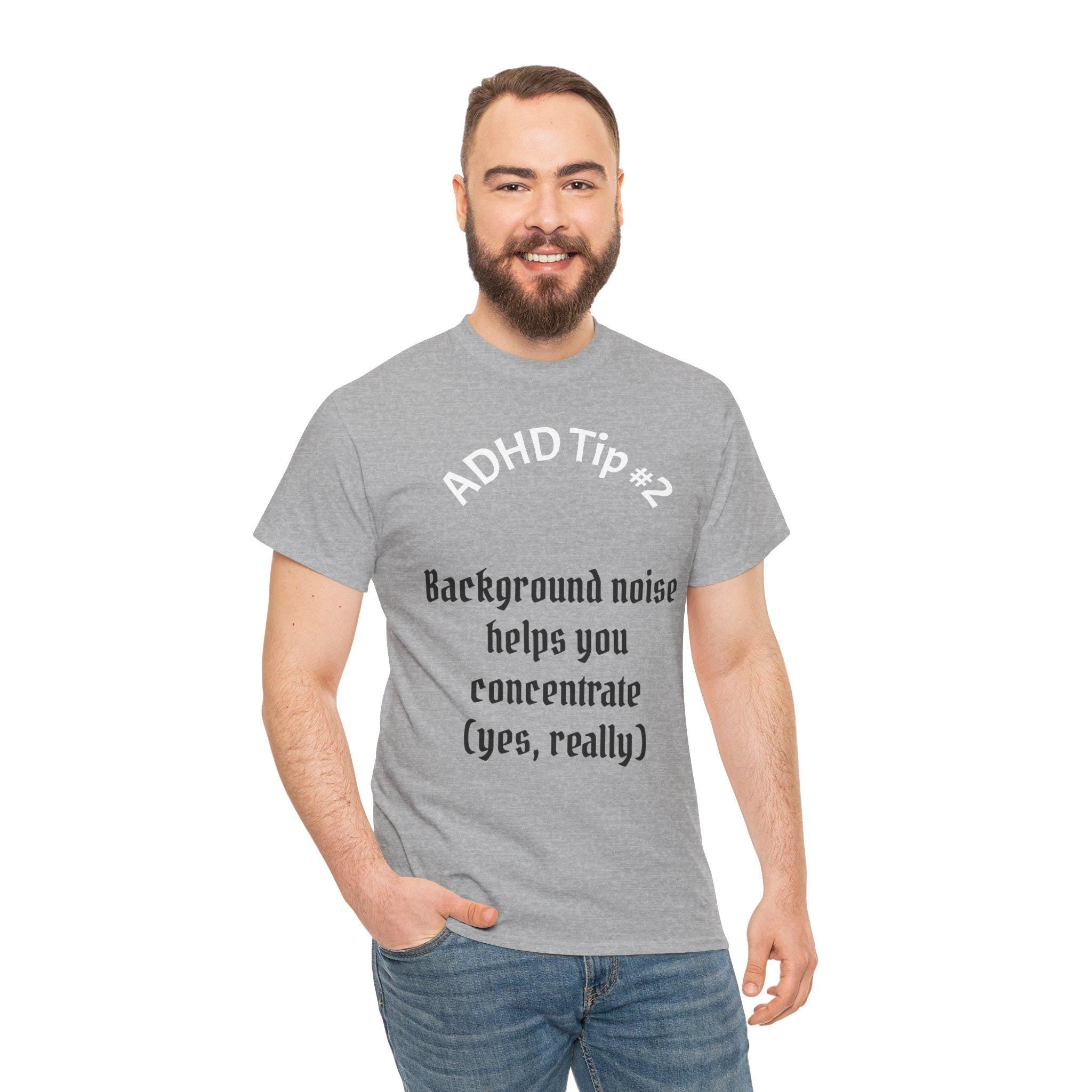 ADHD Tip T-Shirt: Neurodiversity Mental Health Graphic Tee