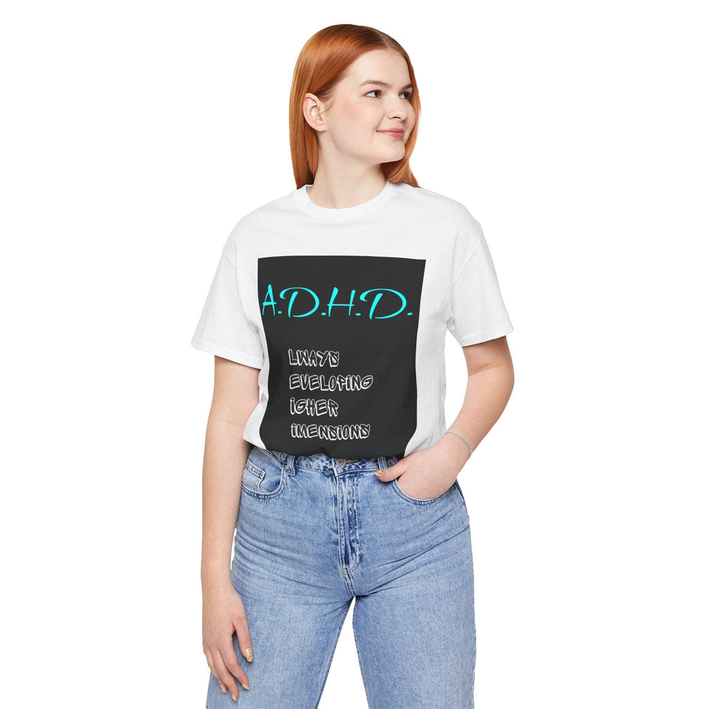 ADHD Awareness Tee: Unisex Jersey Short Sleeve Shirt