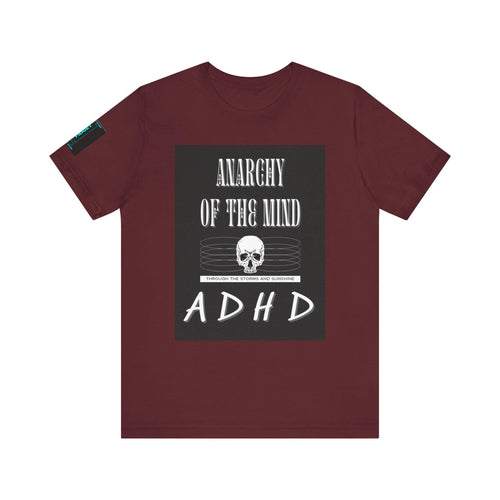 ADHD Awareness Tee: Anarchy of the Mind, Unisex Cotton Shirt