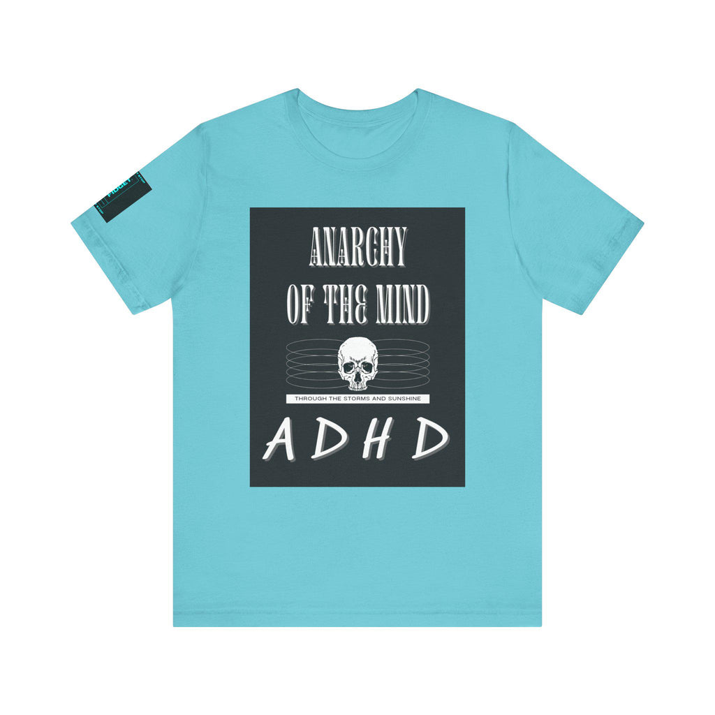 ADHD Awareness Tee: Anarchy of the Mind, Unisex Cotton Shirt