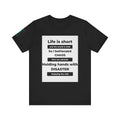 Think Quote Graphic Tee: Positive Vibes Unisex T-Shirt