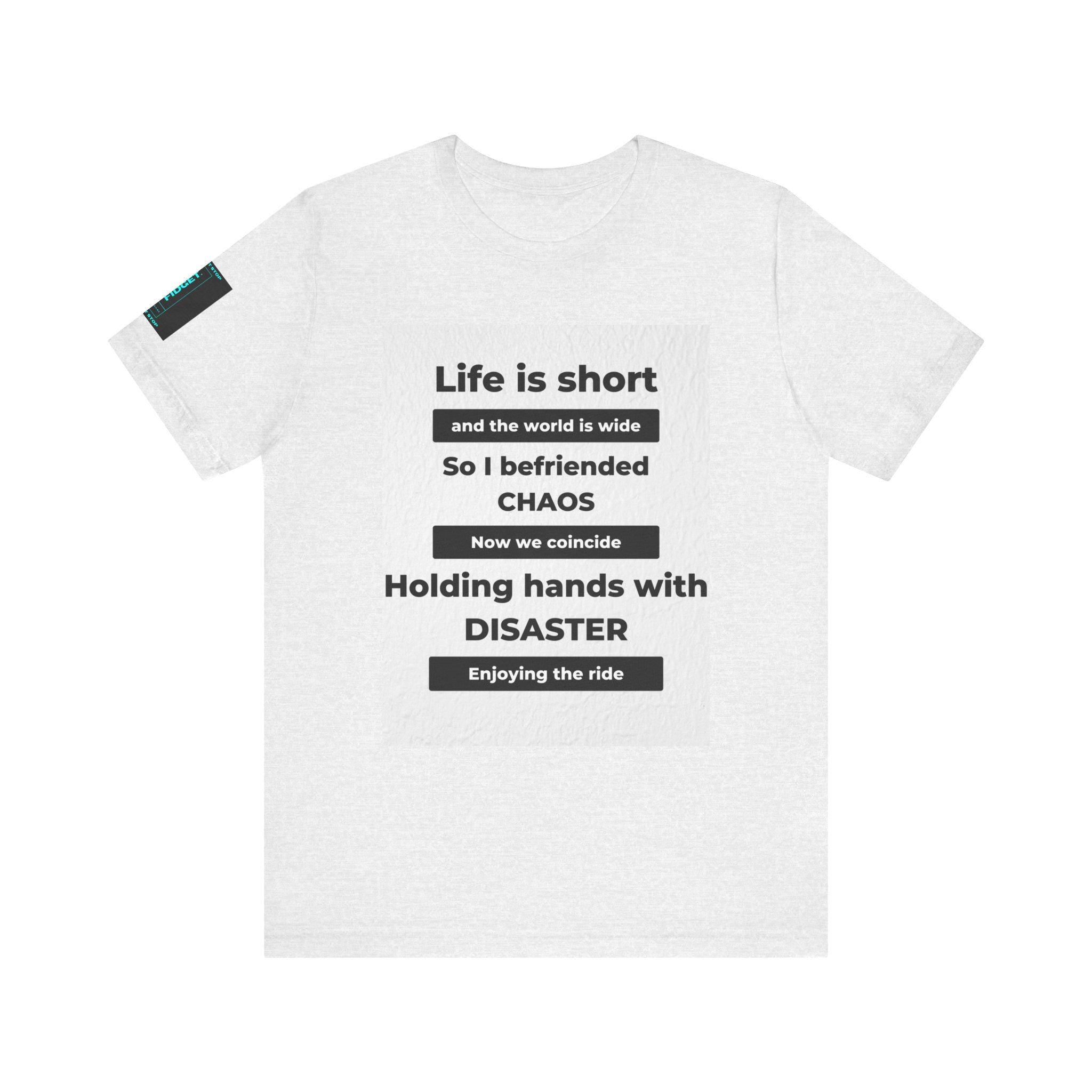 Think Quote Graphic Tee: Positive Vibes Unisex T-Shirt