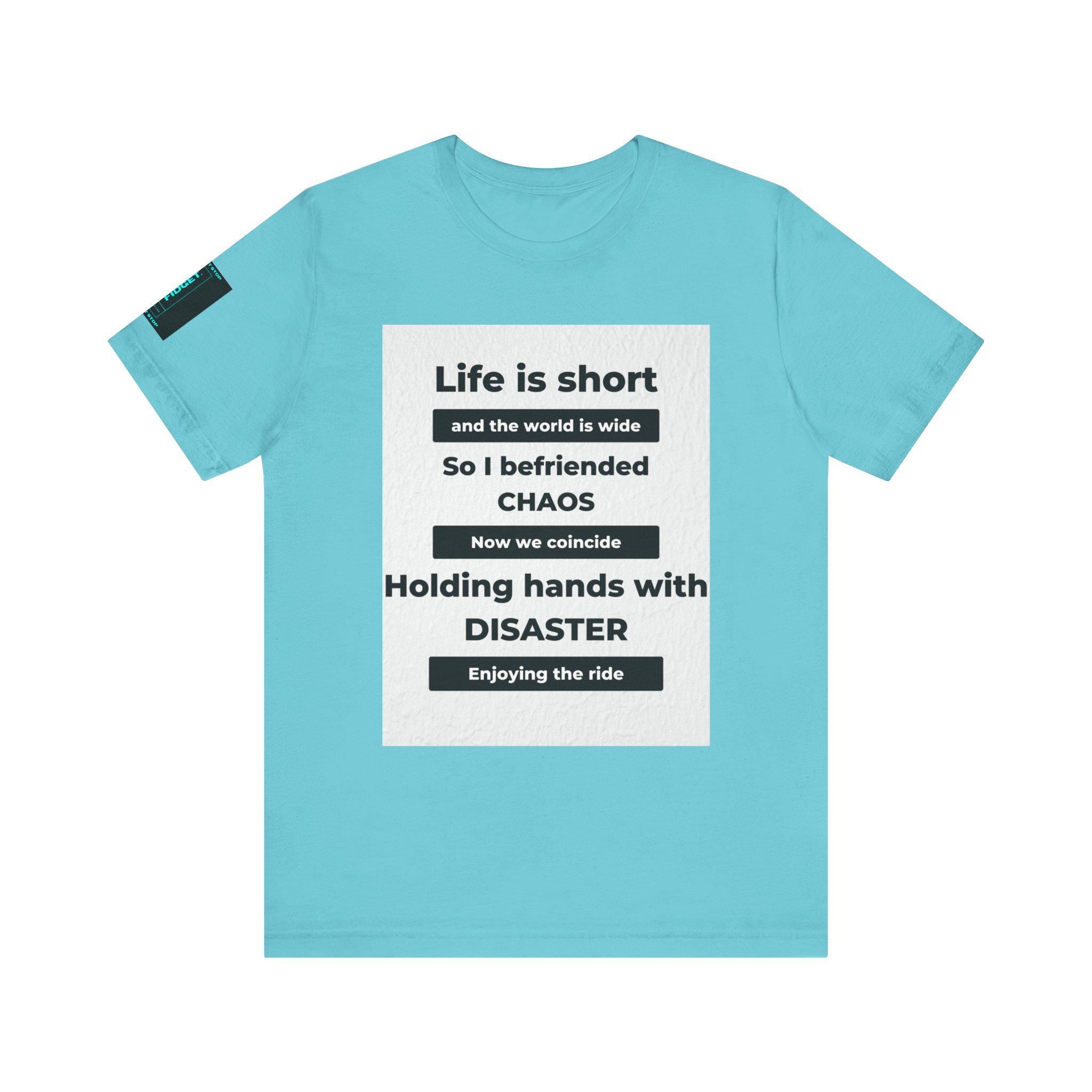 Think Quote Graphic Tee: Positive Vibes Unisex T-Shirt