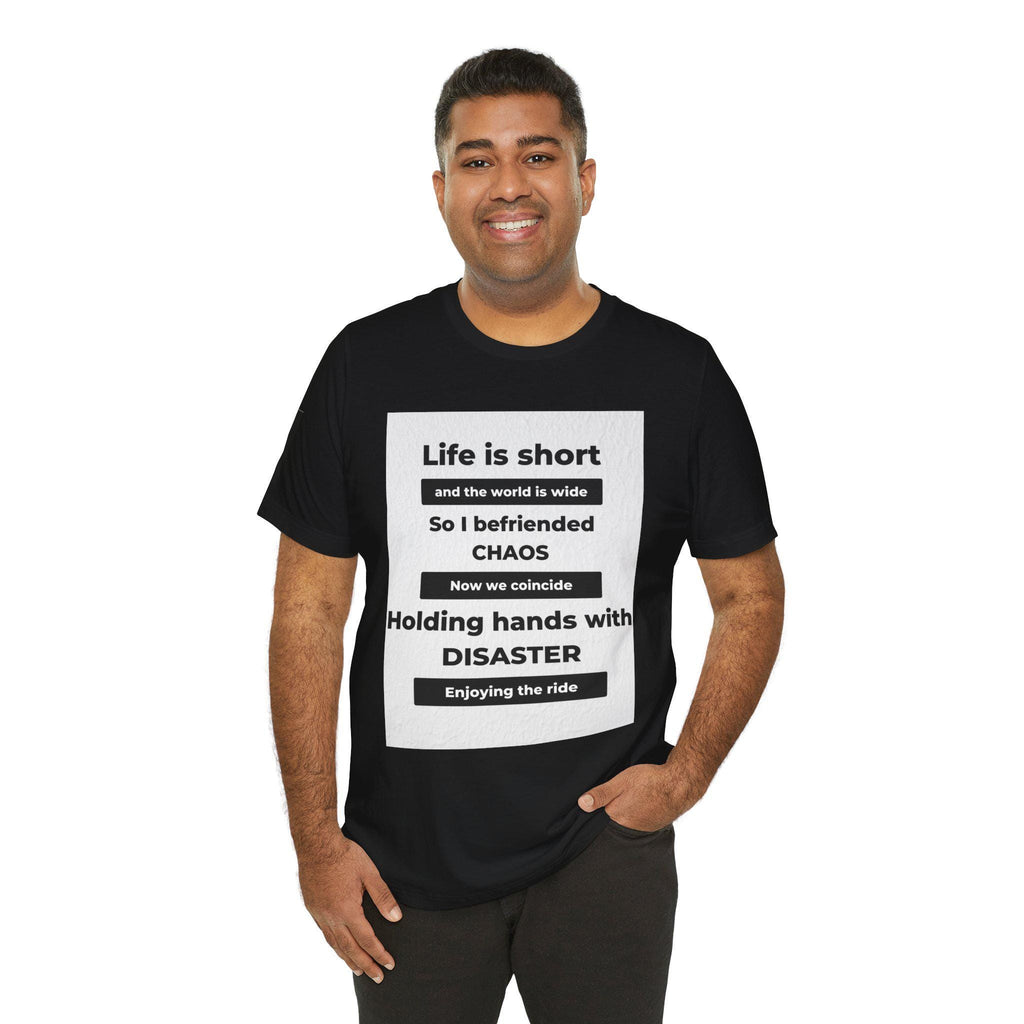 Think Quote Graphic Tee: Positive Vibes Unisex T-Shirt